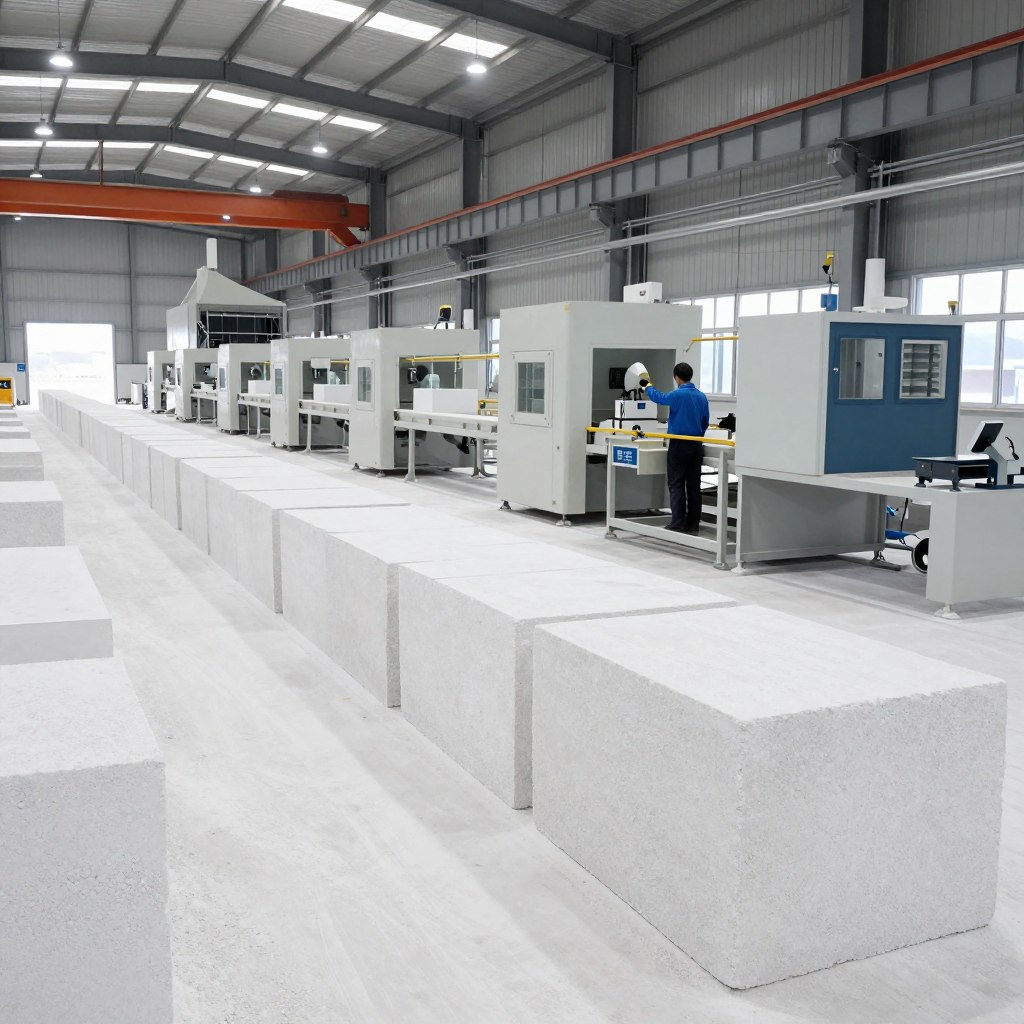 مصنع الطابوق الجيري عملية الإنتاج