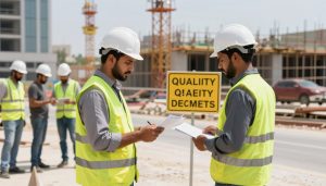 معايير الجودة والسلامة في موقع بناء معايير الجودة والسلامة في موقع بناء