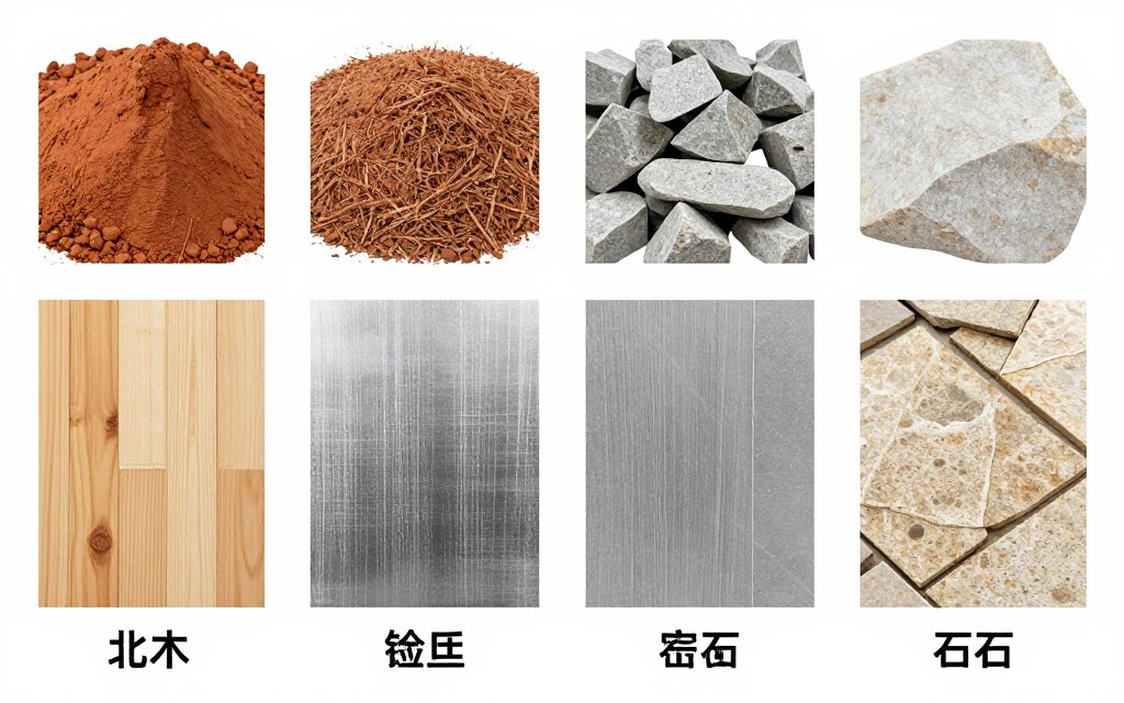 مقارنة بين الطين المعالج ومواد أخرى