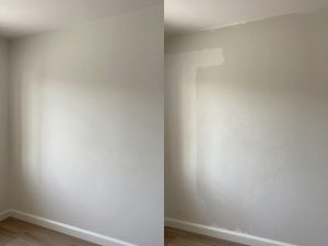 مقارنة بين جدار محافظ عليه وآخر يحتاج صيانة