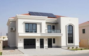 منزل معزول في الكويت يوفر الطاقة