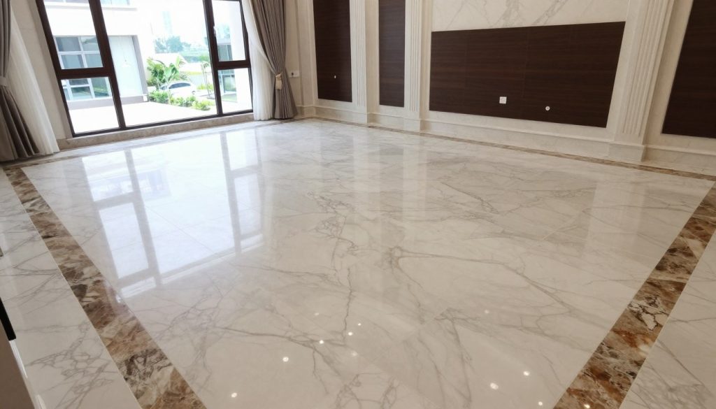 نتيجة نهائية مذهلة لتركيب سيراميك حولي من لؤلؤة النجاح