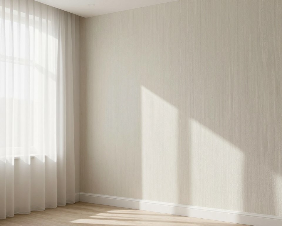 ورق جدران محمي ومعتنى به في بيئة مناسبة