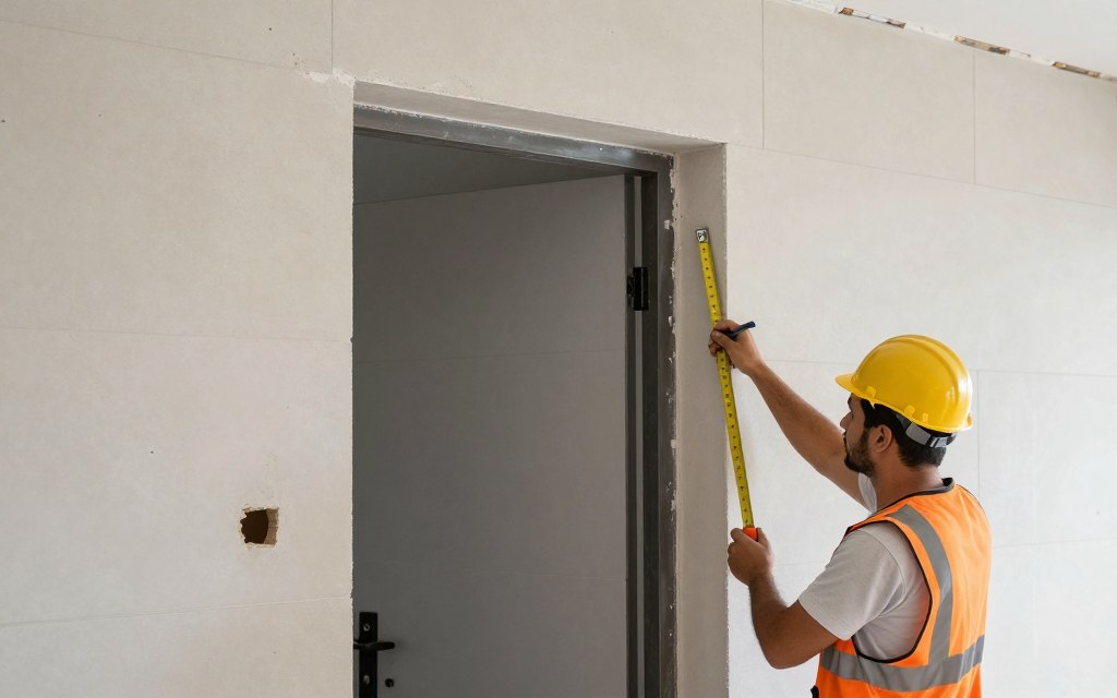 تنفيذ فتحات أبواب وشبابيك خيطان بدقة