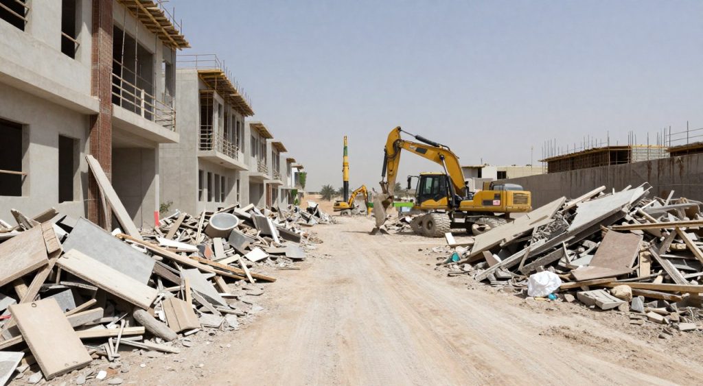 جمع مخلفات أعمال الهدم في الكويت جمع مخلفات أعمال الهدم في الكويت