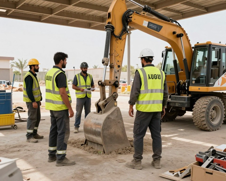 فريق مقاول تكسير الصالحية ينظم موقع العمل
