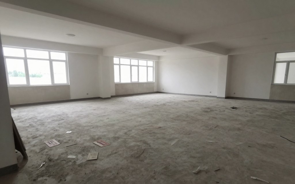 موقع تكسير منظم قبل بدء أعمال البناء